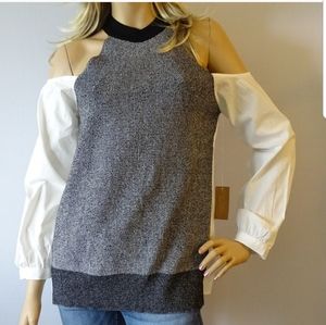 NWT Rachel Roy Cold Shoulder Shirt